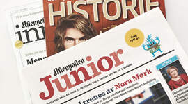 Illustrasjonsbilde av aviser. Illustrasjonsbilde av aviser.