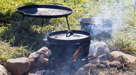 Gryte på bålet. Gryte på bålet.