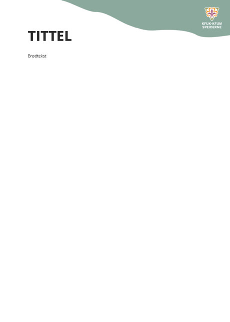 Brevmal med logo Brevmal med logo