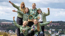 Vinnerpatruljen fra NM i speiding 2024.