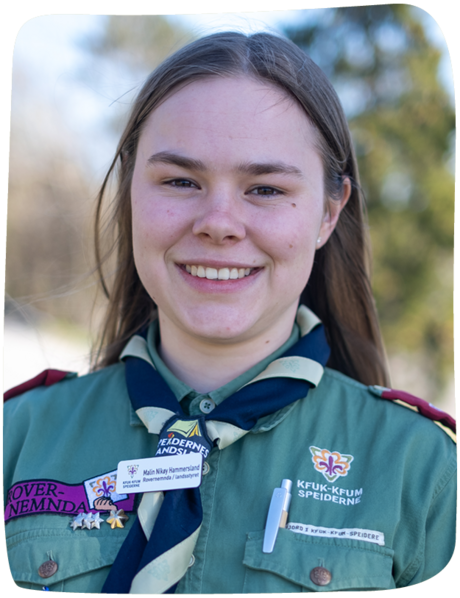 Fotograf: Astrid-Amalie Heldal. Malin Nikøy Hammersland, landsstyremedlem 2025-2027 og rovernemndsleder 2025-2026.