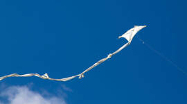 Drage som flyr på himmelen. Drage som flyr på himmelen.