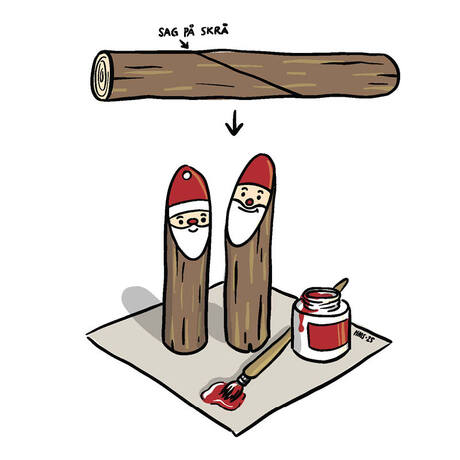 Illustrasjon av spikkenisser og spikkenisseemne.