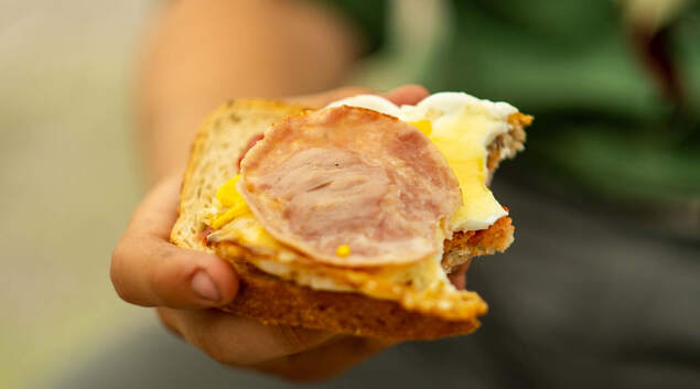 Illustrasjonsbilde av brødskive. Illustrasjonsbilde av brødskive.